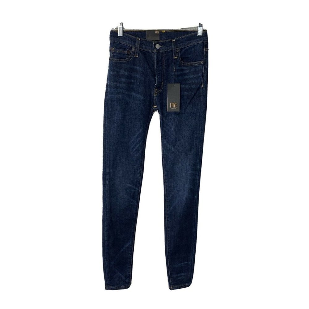 Frye Addie Skinny Pant Women's Size 25 Dark Wash Stretch Taper Leg 25x30